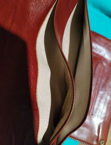 Borseta business Manfield Paris made in Italy, piele vitel