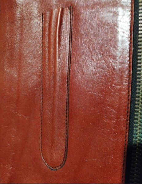 Borseta business Manfield Paris made in Italy, piele vitel
