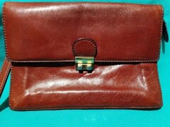 Borseta business Manfield Paris made in Italy, piele vitel